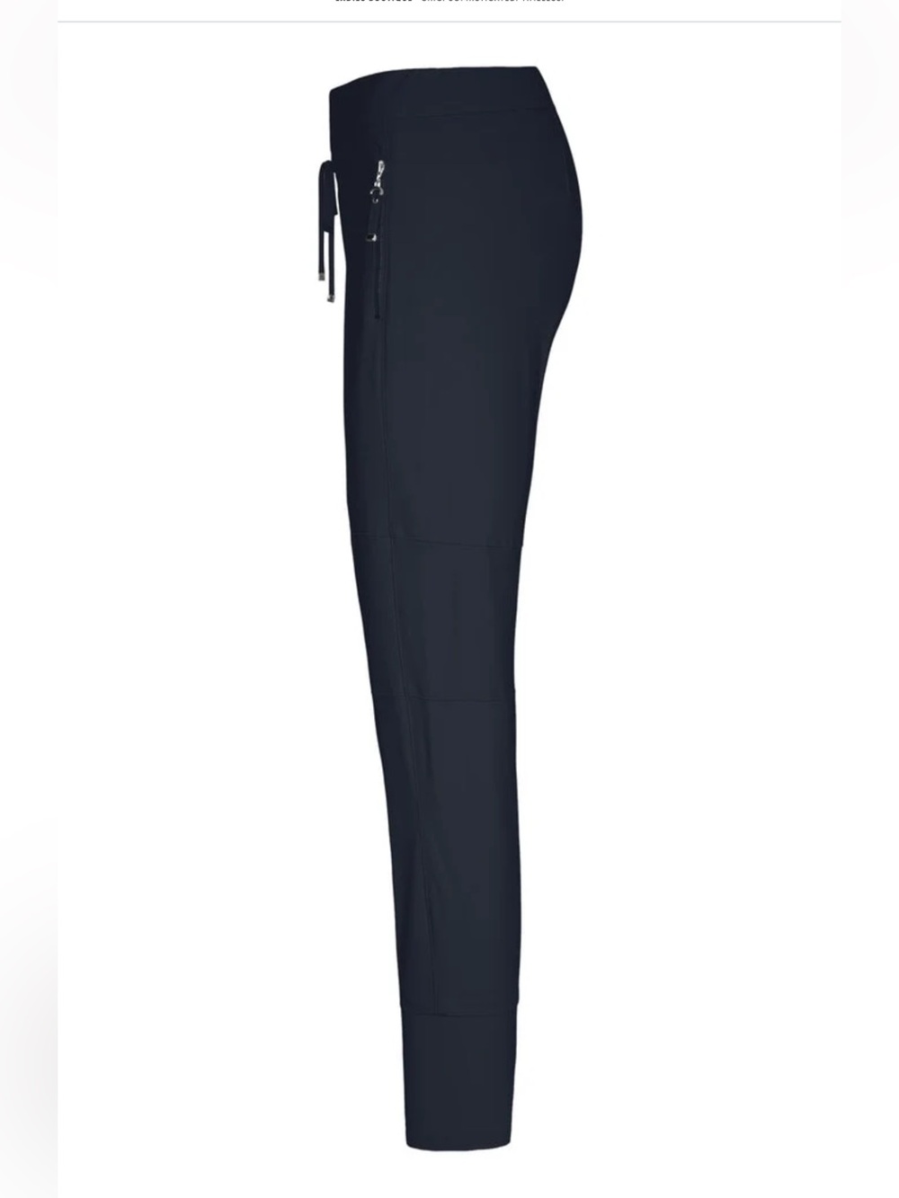 RAFFAELLO ROSSI Black Slim Drawstring Joggers - Picture 2 of 6
